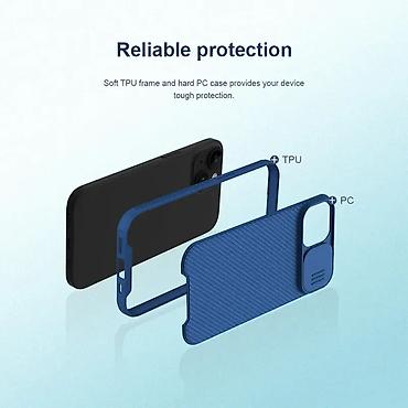 Maske i futrole za telefone: Maska Nillkin CamShield Pro za iPhone 15 6.1 zelena. Uz brzu dostavu i — 6