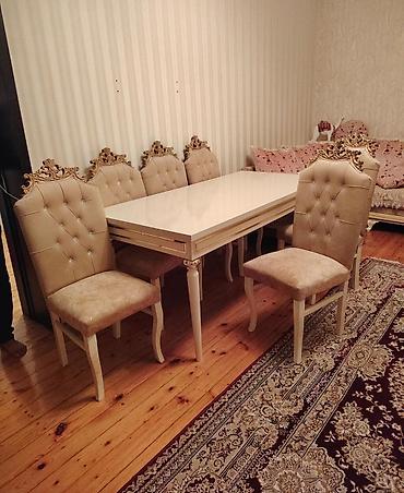 Masa desti. 550azn. 8 stulla. Masa açılır yeni kimidir ünvan