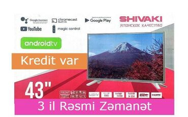 shivaki televizorlar: Yeni Televizor Shivaki 43" Ünvandan götürmə