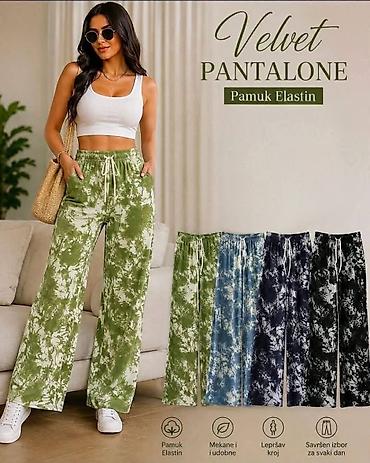 under: Luna / Velvet pantalone – ženske ležerne široke pantalone 3kom po — 2