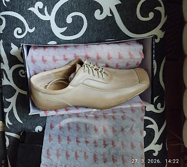 Cipele: Ženske cipele kožne cipele – bež br 39. - Brend: SAF-GER (etiketa — 3