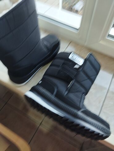 берцы лова зимние: Зимние мужские дутики, размер 43. - Цвет: черный - Теплый густой