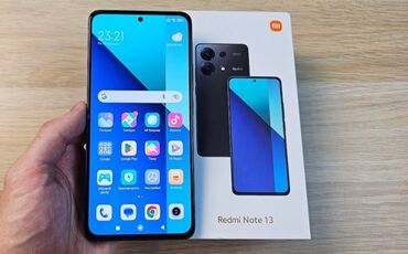 redmi note 11 бу: Redmi, Redmi Note 13, Колдонулган, 256 ГБ, түсү - Кара