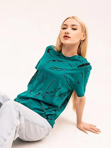 Футболки: Футболки оптом - Мужская/унисекс футболка для повседневной носки - — 6