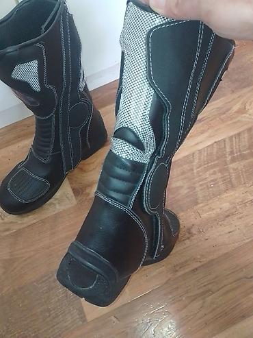 Čizme: Sportske moto čizme – visoki model - Materijal: kombinacija — 4