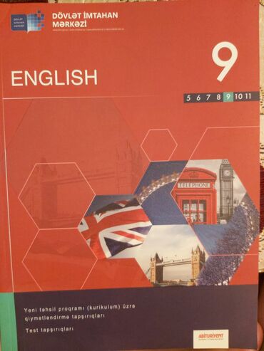 LuAZ: English 9 sinif, 2019 il. DİM test tapşırıqları.
Yeni. 4 AZN