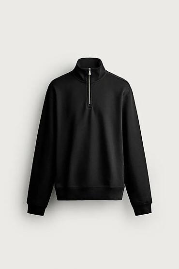 келме сумка: Эркектердин толстовкасы, Стандарт, Zara, Жаңы, түсү - Кара, Өзү алып кетүү, Акылуу жеткирүү — 2