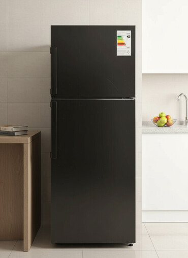 Soyuducular: Mətbəx üçün iki qapılı soyuducu - Rəng: qrafit/qaranlıq inox - Üst — 1