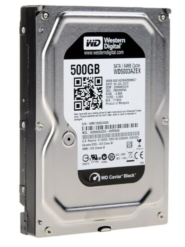 купить диск hdd: Маалымат алып жүрүүчү, Жаңы, Western Digital (WD), HDD, 512 ГБ, 3.5", ПК үчүн