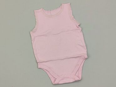 różowe body niemowlęce: Body, 9-12 m, 
stan - Dobry