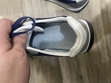 eqa shoes: Kişi idman ayaqqabısı - Rəng: tünd göy/navy və boz kombin - Üst — 4