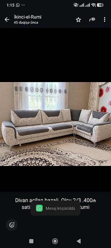 Divan acilan bazali .Olcu 2/3 .400₼ satilir .Unvan Buzovna &Rumi lalafo.az -da Divan acilan bazali .Olcu 2/3 .400₼ satilir .Unvan Buzovna &Rumi