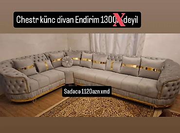 Divanlar: Künc divan, Yeni, Açılan, Parça, Pulsuz çatdırılma — 1