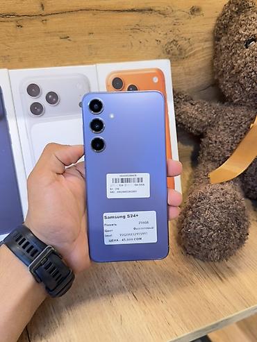 google pixel 1: Samsung Galaxy S24+ (SM‑S926), фиолетовый - Память: 256 ГБ - Тройная — 1