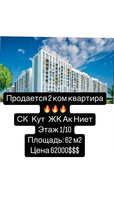 Продажа домов: 2 комнаты, 61 м², Элитка, 1 этаж, ПСО (под самоотделку)