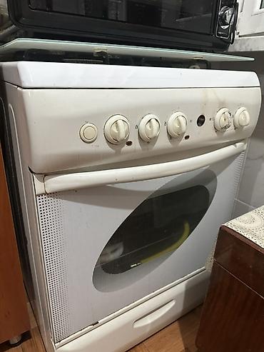 Qarışıq sobası Ayrıca dayanan, 4 gözlü, İşlənmiş