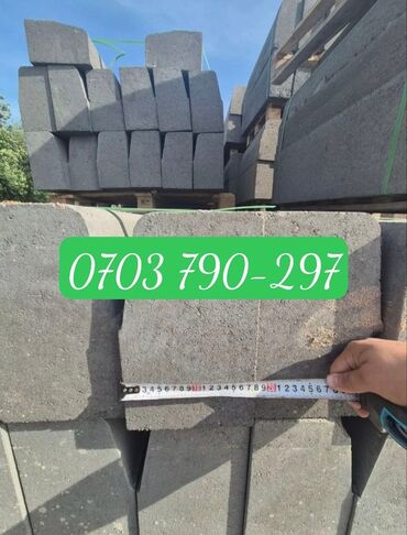 Тротуарные бордюры: Тротуарный бордюр, Бетонный, Декоративный, 100 — 6