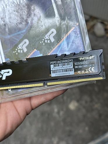 Оперативная память (RAM) для ПК, Новый, Patriot, 16 ГБ, DDR5, 5600 МГц at lalafo.kg — 1 Оперативная память (RAM) для ПК, Новый, Patriot, 16 ГБ, DDR5, 5600 МГц — 1