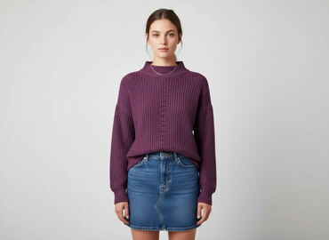 szmaragdowy sweter: Beloved, Sweter damski, rozmiar S