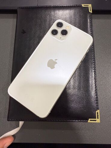IPhone 11 Pro, 64 GB, White Titanium, Simsiz şarj, Face ID, Sənədlərlə