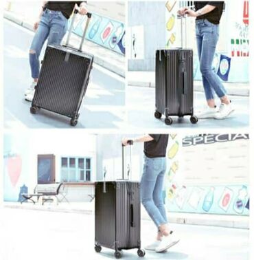 корейская сумка: Качественный чемодан Совсем новенький, ни разу не пользовались Размер