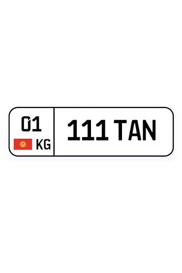 номер сувенир: 🔥 VIP ГОСНОМЕР НА ПРОДАЖУ 🔥 01KG 111 TAN ✨ Редкая и запоминающаяся — 1
