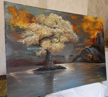 Şəkillər, tablolar: Rəssamlıq əsərləri – orijinal yağlı boya tablolarıÖlçü 130/90.  — 17