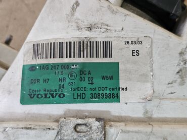 Передние фары: Передняя левая фара Volvo 2003 г., Б/у, Оригинал, Германия — 12