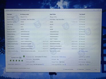 Apple iPhone: IPhone 13 Pro, Б/у, 256 ГБ, Midnight, Чехол, Коробка, 80 % — 1