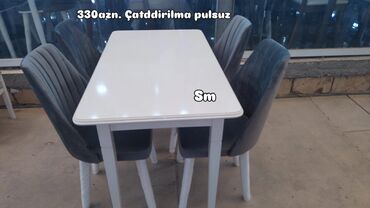 Masa və oturacaq dəstləri: *Dəyərli müştərilərimiz ay sonuna kimi stol stul dəstirimiz endirimle — 6