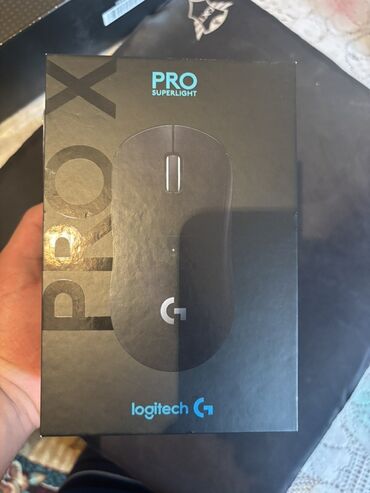 notebook wifi adapter: Logitech PRO X SUPERLIGHT simsiz oyun siçanı. Qara rəngdədir və yüngül