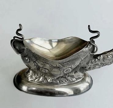 дракон: Серебро 900 проба "ДРАКОН"-ситечко для чая (1950 г.) 900 проба, на — 4