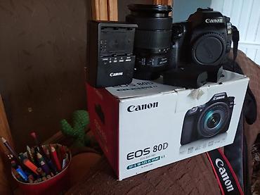 Фотоаппараты: Canon EOS 80D fotoaparat dəsti - Korpus: Canon EOS 80D (APS‑C, DSLR) — 5