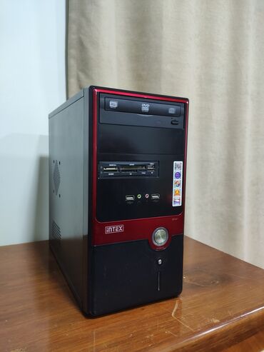 Masaüstü kompüterlər və iş stansiyaları: Xüsusiyyətləri: Case adı-Intex Ana plata-Asus P5KPL-AM IN DDR 2