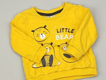żółty sweterek dla dziewczynki: Bluza, So cute, 6-9 m, stan - Bardzo dobry