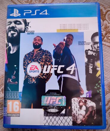 PS4 (Sony PlayStation 4): Продам UFC 4 для PS4, PS5. Состояние идеальное. Цена 1500 сом