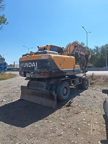 авто вышка кант: Экскаватор, Hyundai, Колесный — 1