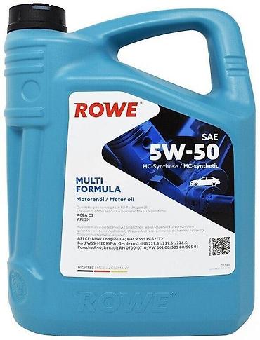 Rowe HIGTEC FORMULA GT SAE 5W-50 1LTROWE HIGTEC FORMULA GT SAE 5W-50
