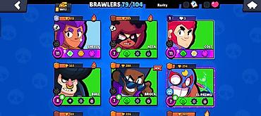 max kinder: Brawl Stars hesabı – kolleksiya yönümlü - 79/104 döyüşçü açılıb - — 1
