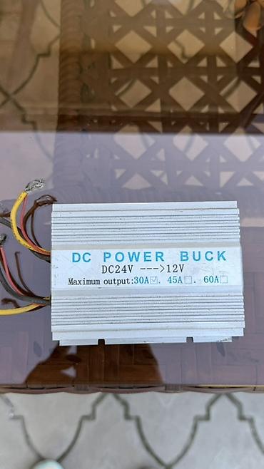 220 вольт на 12 вольт: Преобразователи напряжения 24В → 12В (2 шт.) 1) DC Power Buck - Вход — 1