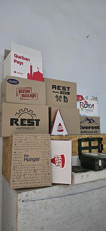 Услуги: 📦 Bakıda istehsalçıdan karton qutular və qofrokarton İstənilən ölçü və — 1
