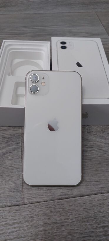 айфон 11 про 256 гб цена бишкек бу: IPhone 11, Колдонулган, 128 ГБ, Ак, Коргоочу айнек, Каптама, Куту, 73 %