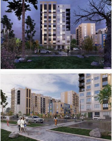 аренда квартира дордой: 1 комната, 40 м², 9 этаж