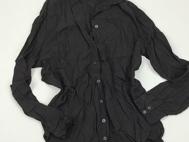 czarne satynowe bluzki: Shirt, Esmara, S (EU 36), condition - Good