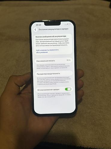 true: IPhone 13 Pro Max, Б/у, 256 ГБ, Blue Titanium, 100 % — 7