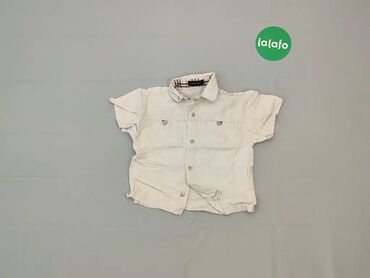 Koszuli: Koszula, 3-6 m, wzrost - 68 cm., wzór - Jednolity kolor, kolor - Biały