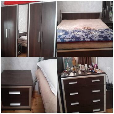 tava dəstləri: İkinəfərlik çarpayı, Dolab, Termo, 2 tumba, İşlənmiş