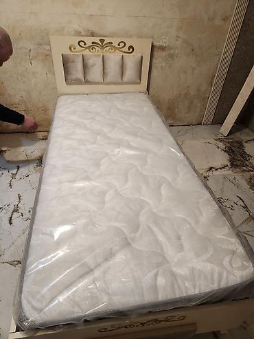 Çarpayılar: Tək nəfərlik çarpayı və döşək dəsti - Ölçü: təxmini 90x200 sm — 3