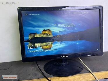 Monitorlar: Casper M2289a 22 ekran LCD Heç bir problemi yoxdur. Səliqəli şəkildə