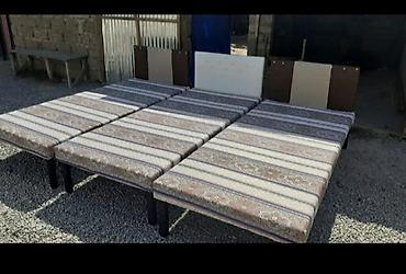 Çarpayılar Təzə hazırları var Çatdırılma var Bir nəfərlik 60 manat İki
